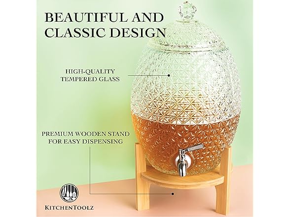 2.5 Gal Drink Dispenser w/ Stand