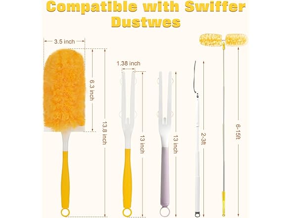 GTSSGTR 360° Heavy Duty Duster with Refills