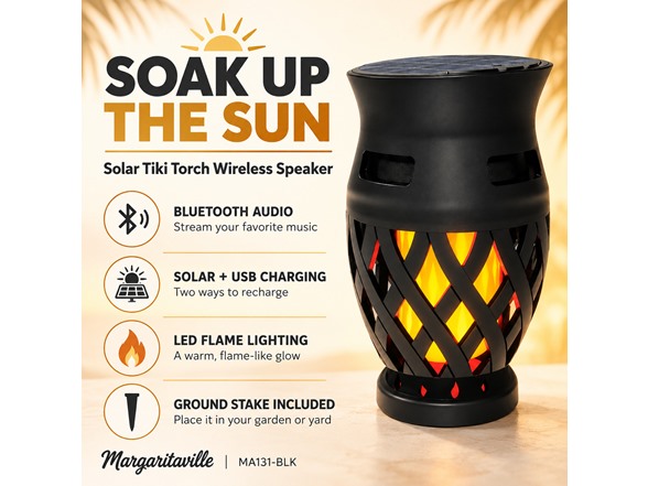 Solar Tiki Torch Wireless Speaker