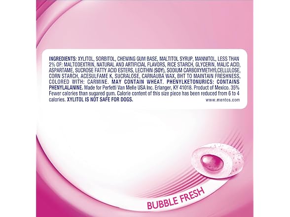 MENTOS Pure Fresh Bubble