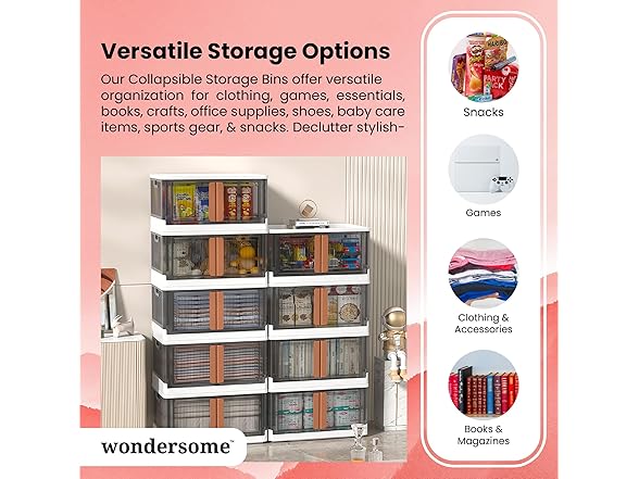 Wondersome Collapsible Storage Bin