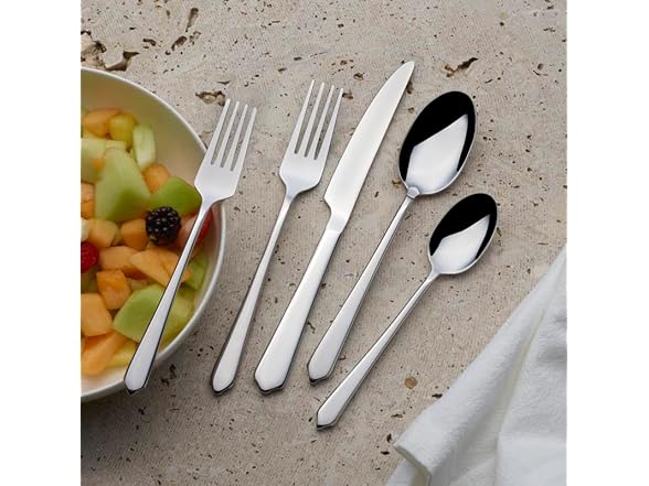 Towle Living Zia 18.0 Forged 20 Piece Stainless Steel Flatware Set
