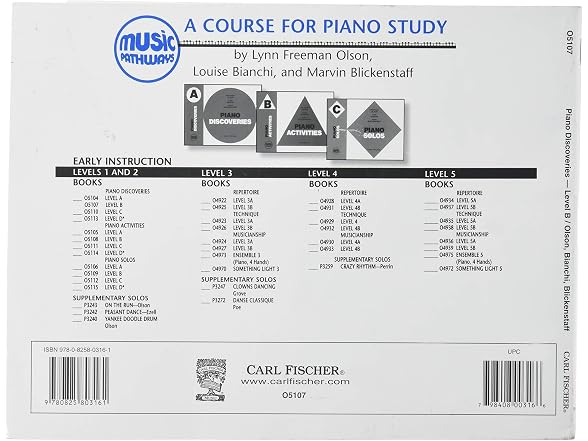 Carl Fischer Music Pathways - Piano Discoveries B