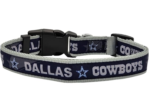 Pets First Dallas Cowboys Pet Collar - L