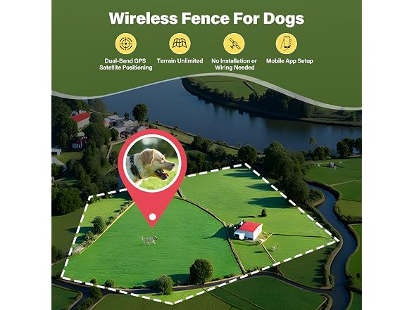Lilyeel GPS Wireless Dog Fence System