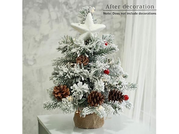 Pre-Lit Artificial Mini Christmas Tree,1