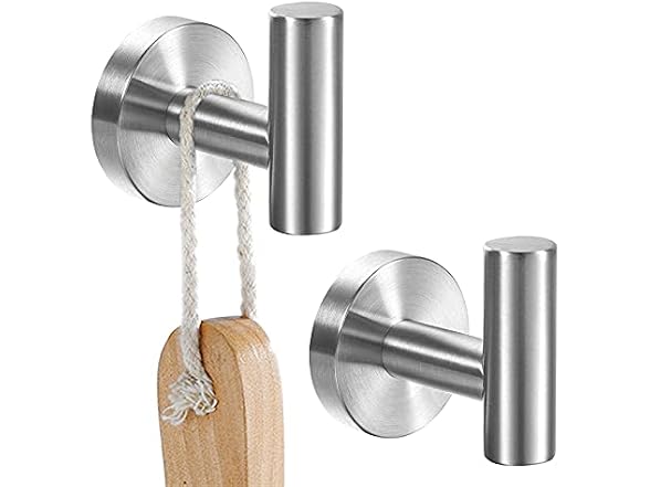 YSSILADI Silver Shower Hook for Bathroom,