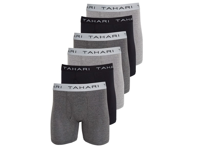 Tahari Men's Boxer Brief 6-Pack - Premium Comfort Cotton