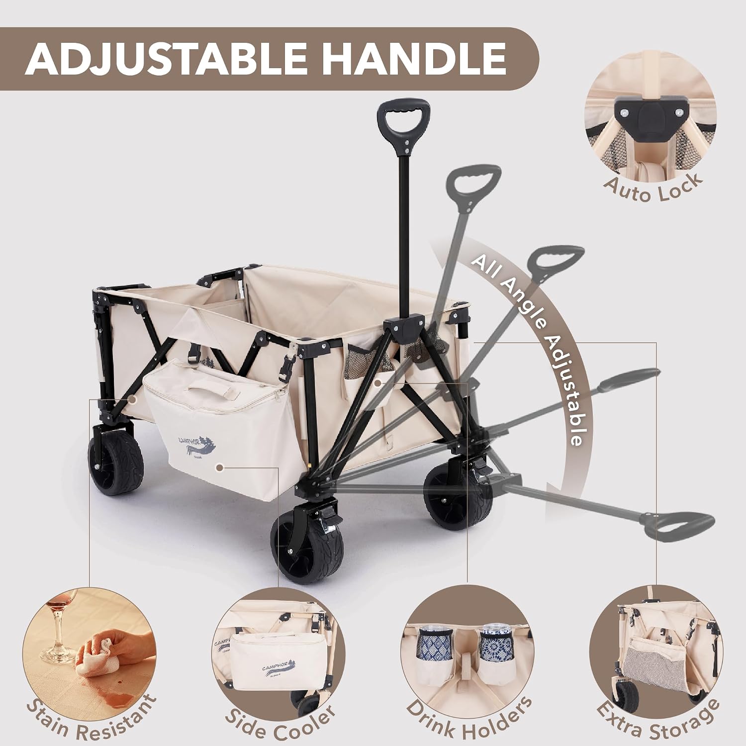 Camphor Designs Collapsible Folding Wagon - Gallery 10