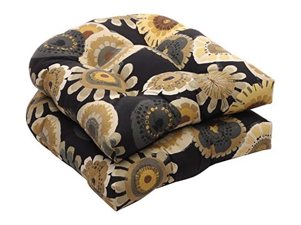 Pillow Perfect Floral Indoor/Outdoor Chair Seat Cushion