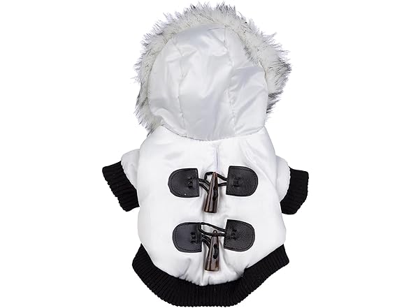 Pet Life ® Aspen Winter White Dog Coat