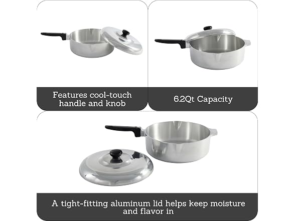 IMUSA 6.2 Qt Cast Aluminum Cajun Dutch Oven