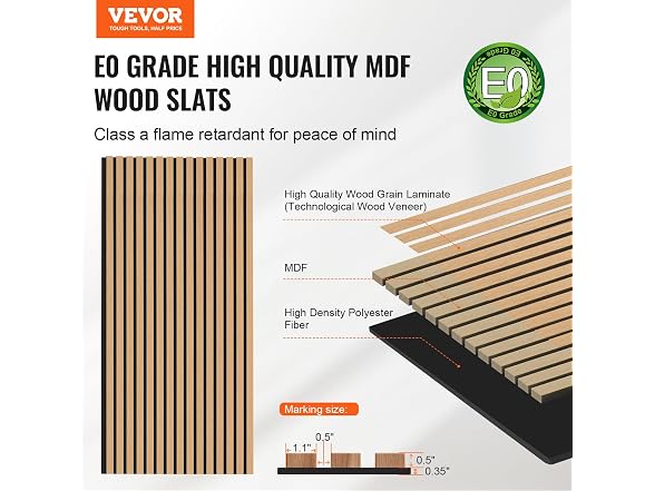 Wood Slat Acoustic Panels