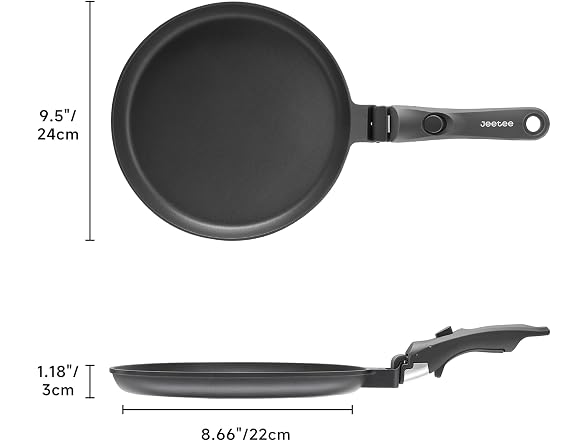 JEETEE 9.5in Nonstick Crepe Pan