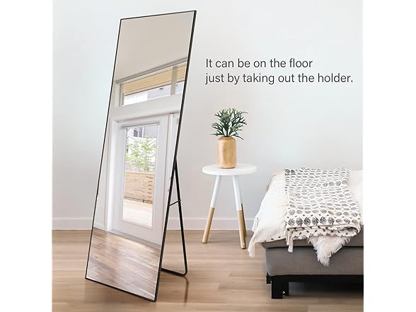 YSSOA Full Length Mirror Black 65"x22"