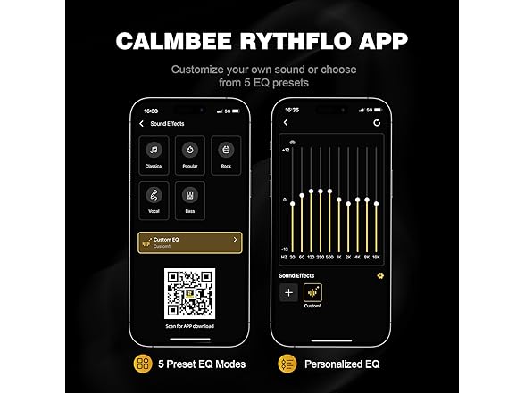Calmbee Hybrid Active Noise Cancelling Headphones