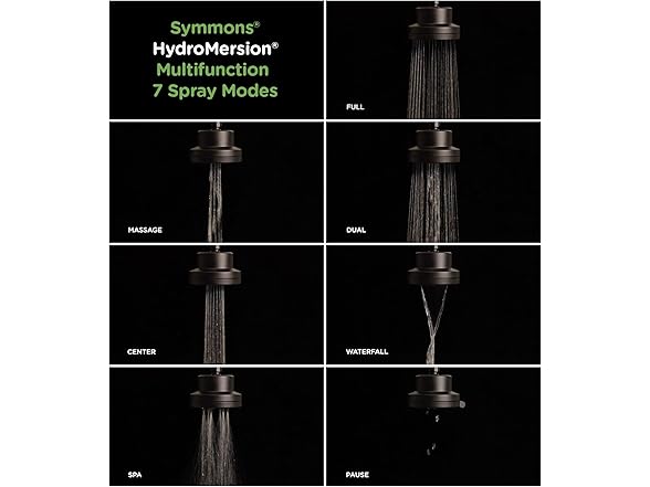 Symmons HydroMersion Transitional 7 Mode Handheld Shower Wand