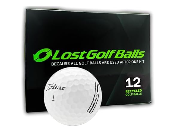 LostGolfBalls Used Titleist AVX 2024 Golf Balls 12PK