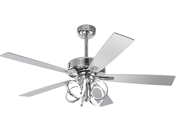 Parrot Uncle 52 Inch Ceiling Fans w/ Lights and Remote