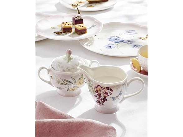 Lenox  Butterfly Meadow Pink Ombre 5-Piece Tea Set