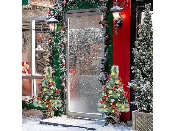 Generic 2PK-Outdoor Christmas Planter