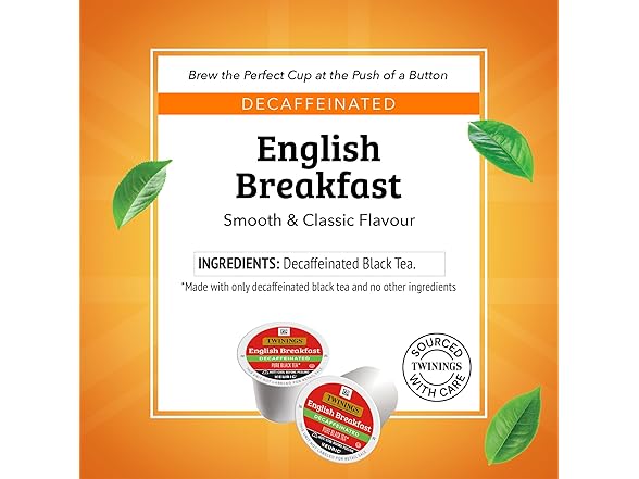 24CT Twinings Decaffeinated English Breakfast KCups