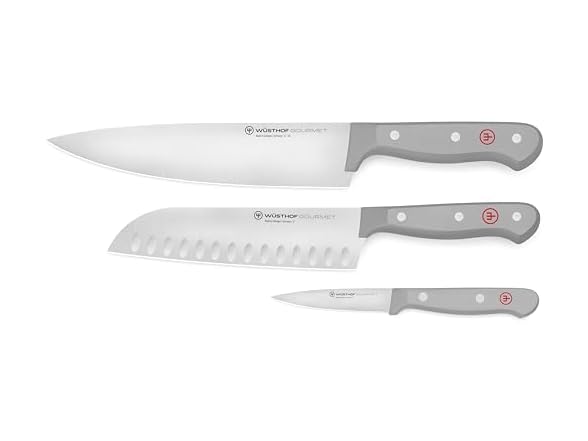 WUSTHOF Gourmet Grey 3-Pc Prep Set