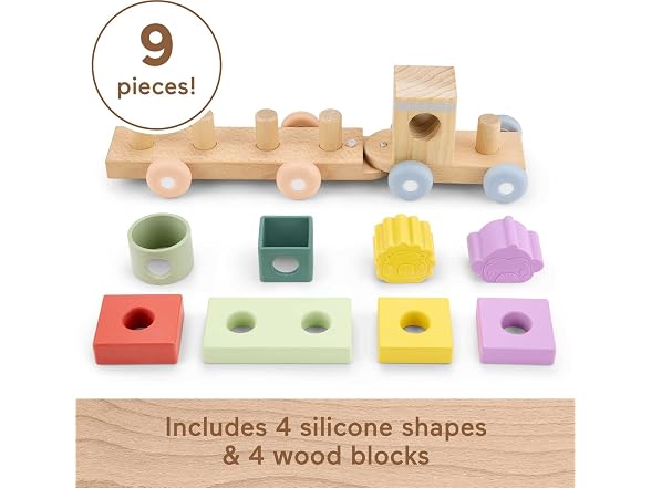 Fisher-Price Wood Stacking Train