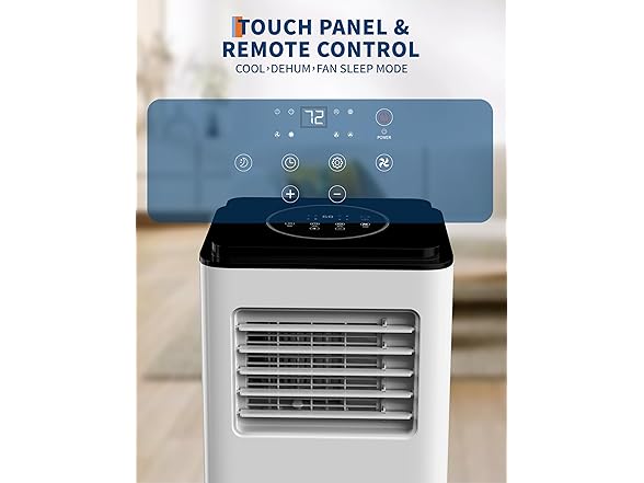 Vossfamul 8,000 BTUs Portable Air Conditioner