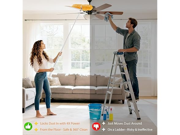 GTSSGTR 6 FT Extendable Duster Handle
