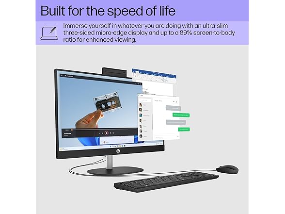 HP 24-cr0430 FHD All-in-One