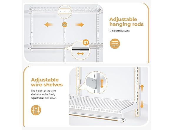 Wire Closet Organizer System
