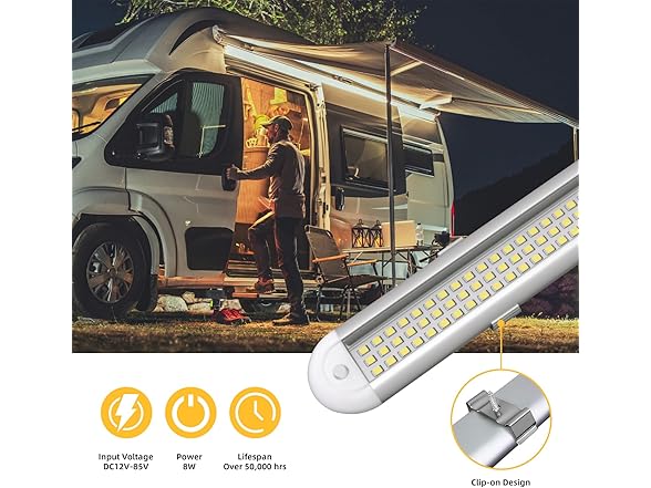 DreamAug 12V LED Light Bar 8pk