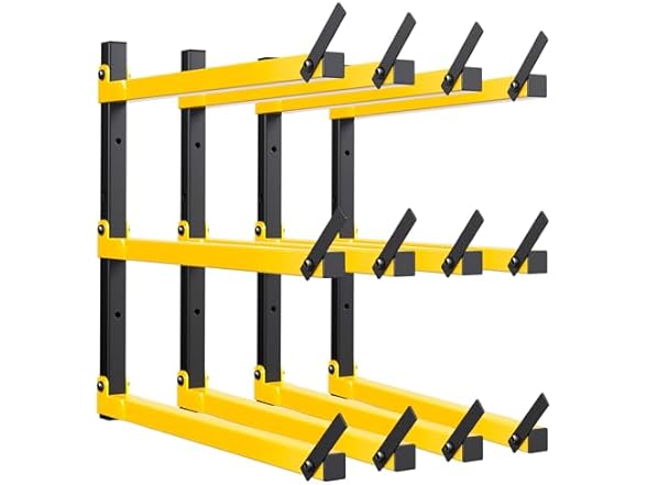 GREENER Lumber Storage Rack Folding, 4 Pack