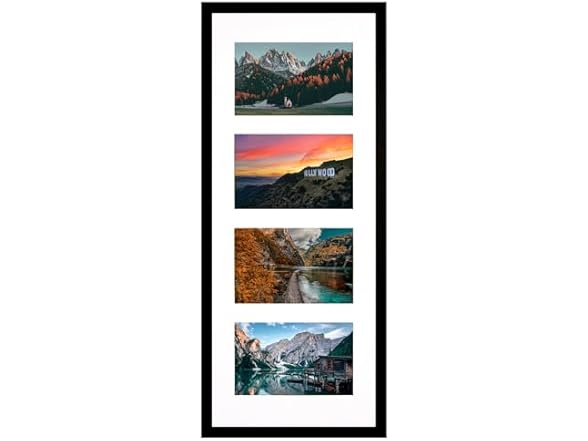 YYTRABAJO 4 Picture Frame Black Display