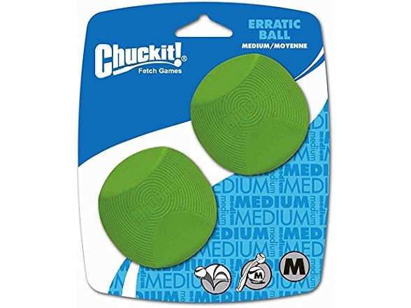 Chuckit! Erratic Rubber Ball, Medium