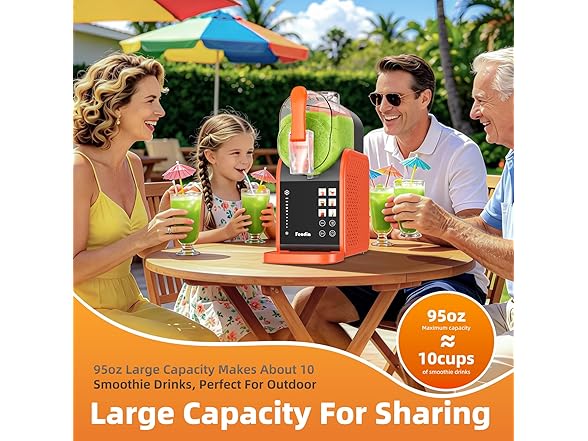 95oz Slushie Machine w/ 6 Smart Presets
