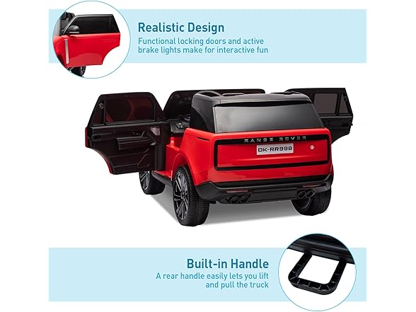 Towallmark 24V Officially Licensed Land Rover Ride On Car