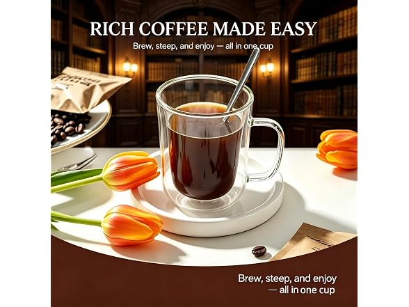 LSKJSLZ 2-in-1 Pour Over Coffee Maker