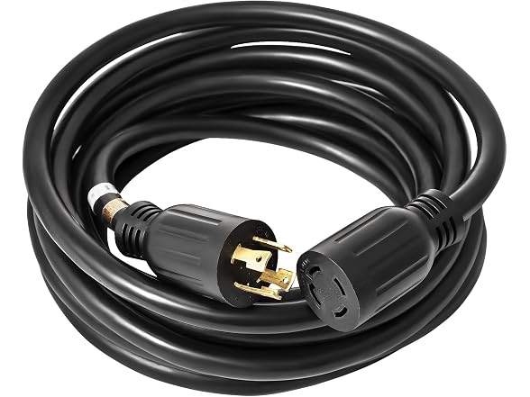 50 FT 30 Amp Generator Extension Cord SJTW