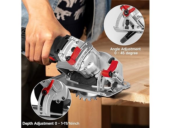 Eastvolt Mini Circular Saw, 4.5A Electric Corded