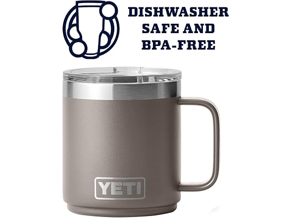 YETI Rambler 10oz Stackable Mug, Sharptail Taupe