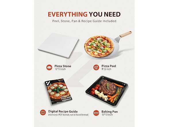 13-in-1 Indoor Pizza Oven, Top Viewing