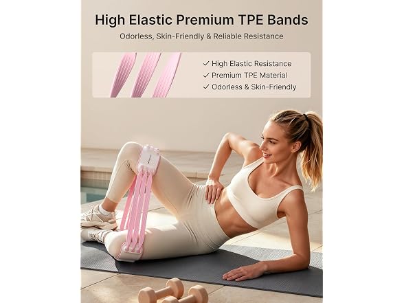MERACH Pink Glutes Resistance Bands
