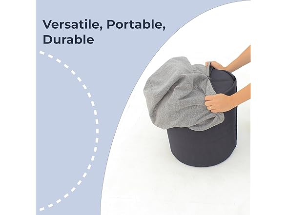 Elephant in a Box – Round Pouf Ottoman –