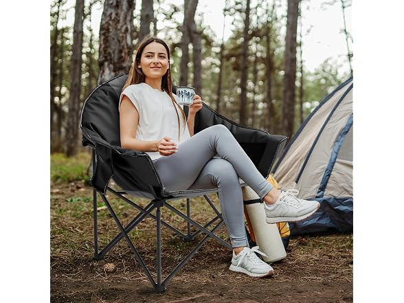 Suptinwear Oversized Moon Saucer Chair 500LBS