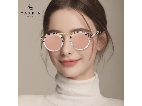 CARFIA Retro Polarized Sunglasses