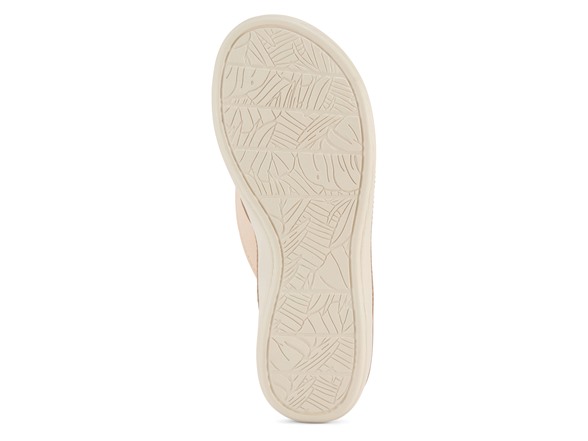 Womens Vegan Leather Thong Flip Flop