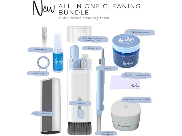 BUBA 7-in-1 Electronic Cleaning Kit