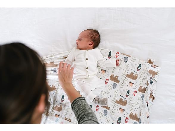 Copper Pearl Swaddle Blankets, 46" x 46"